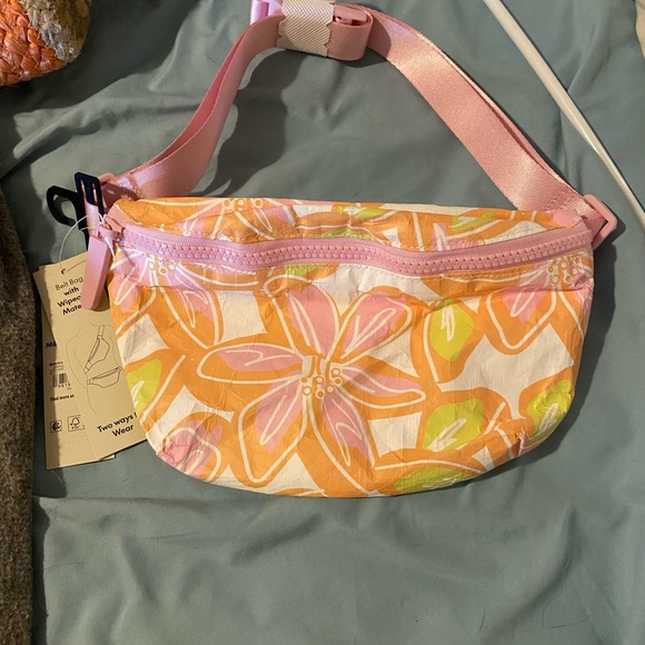 No Boundaries Other - No‎ Boundaries Pink and Orange Kids Floral Bag
